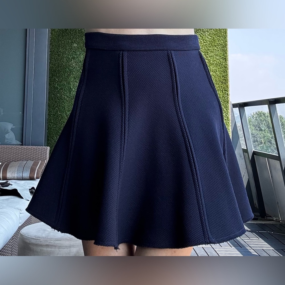 Zara Navy Mini Skirt